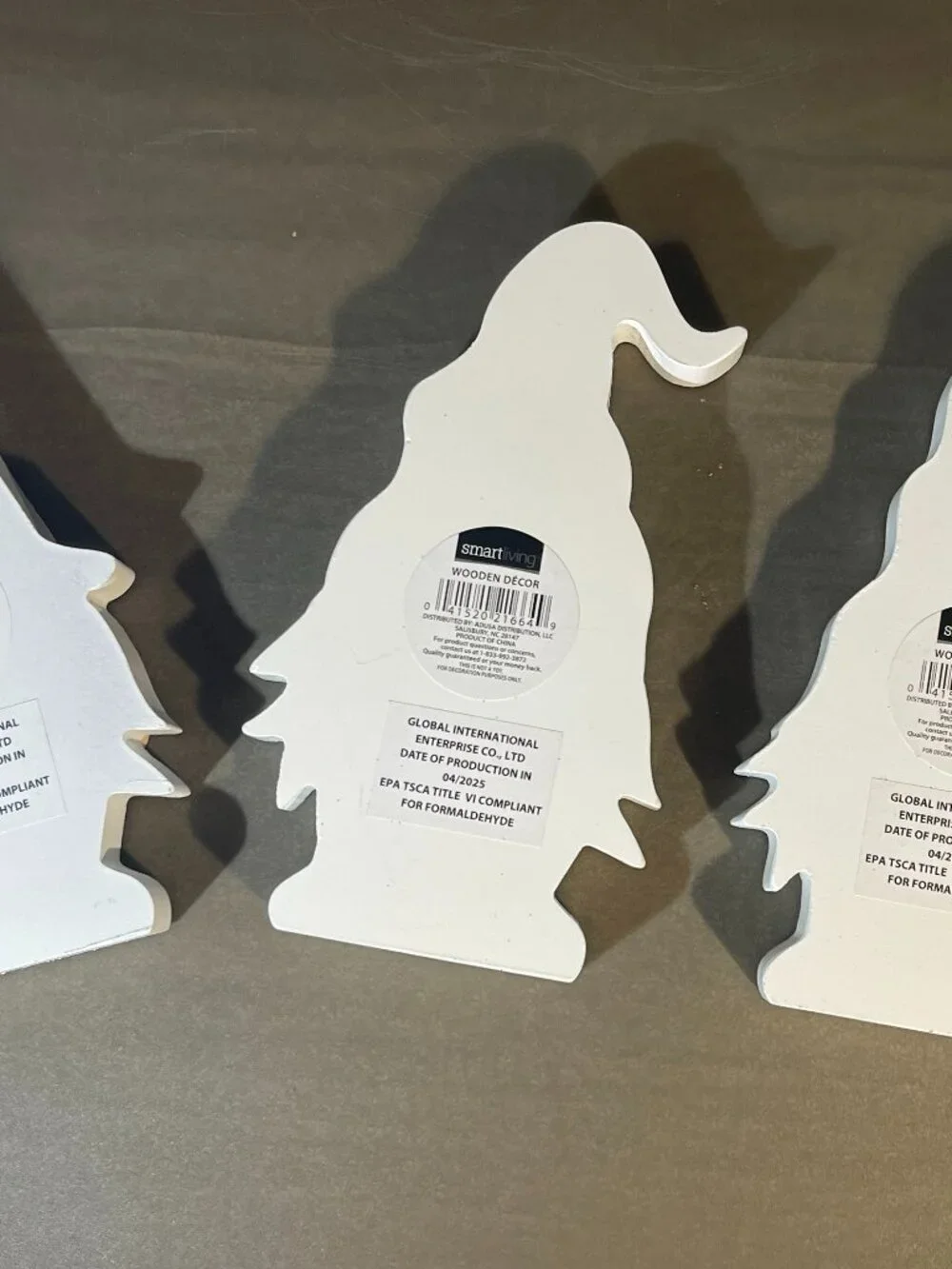 Set of 3 Wooden 7.75